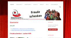 Desktop Screenshot of clownsvisite.de