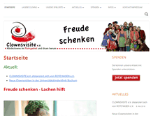 Tablet Screenshot of clownsvisite.de